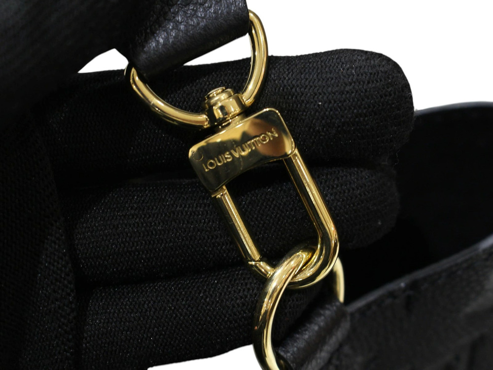 LOUIS VUITTON Noe 2way Shoulder Bag Monogram Empreinte Leather Black